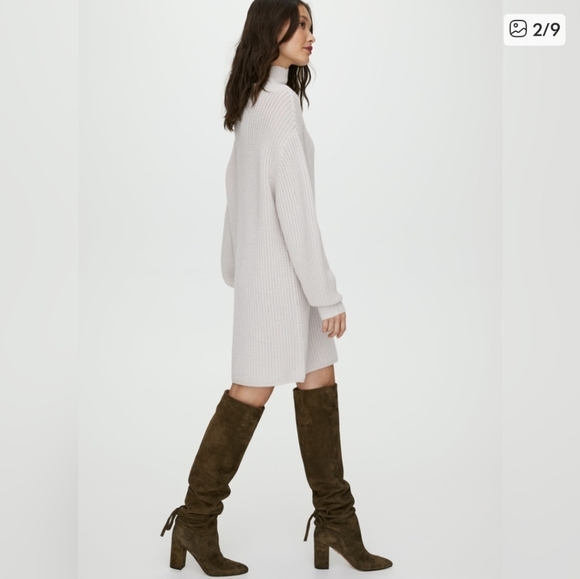 WILFRED Montpellier Dress Sweater Wool Mini XXS ARITZIA - Picture 2 of 9